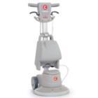 Vertical single disc brush machine